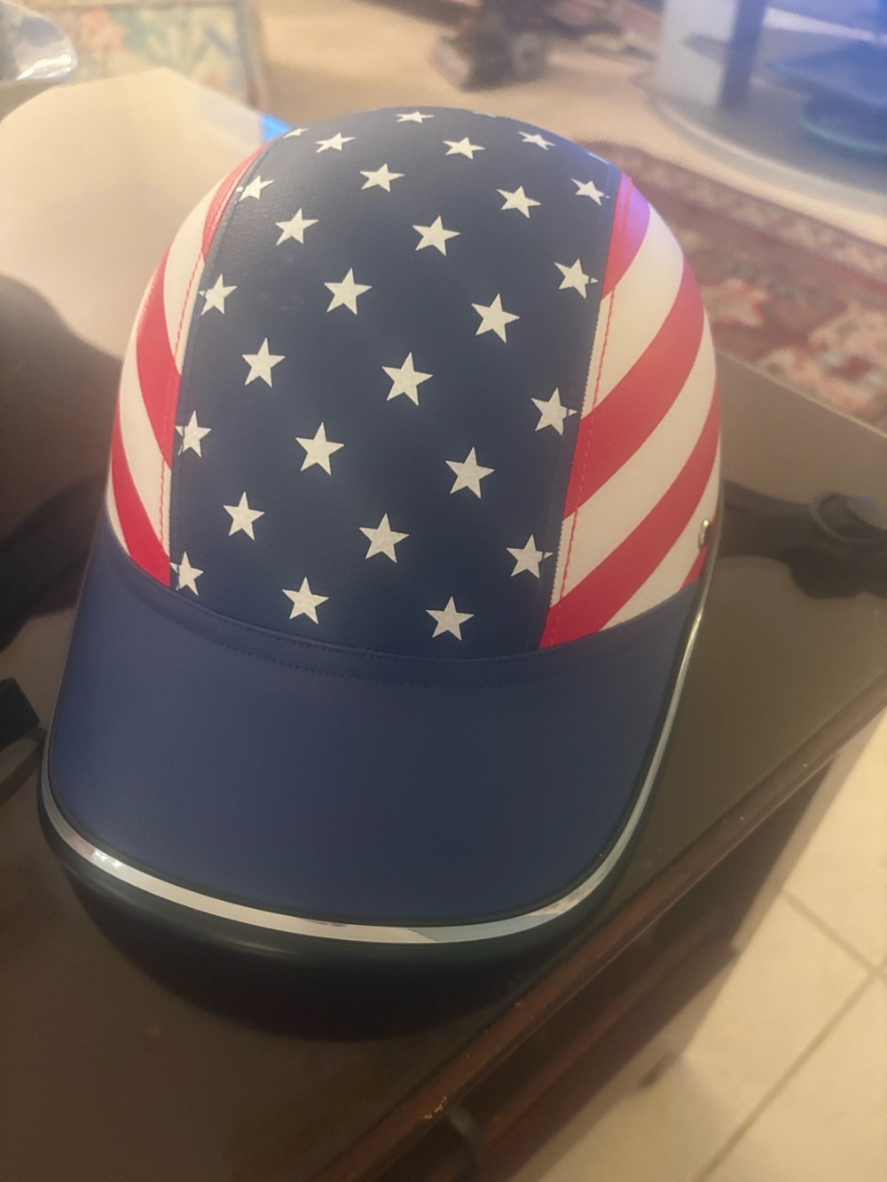 Patriotic Star & Stripe Equestrian Helmet
